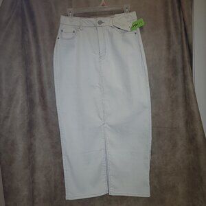 Rachel Zoe NWT long white denim skirt